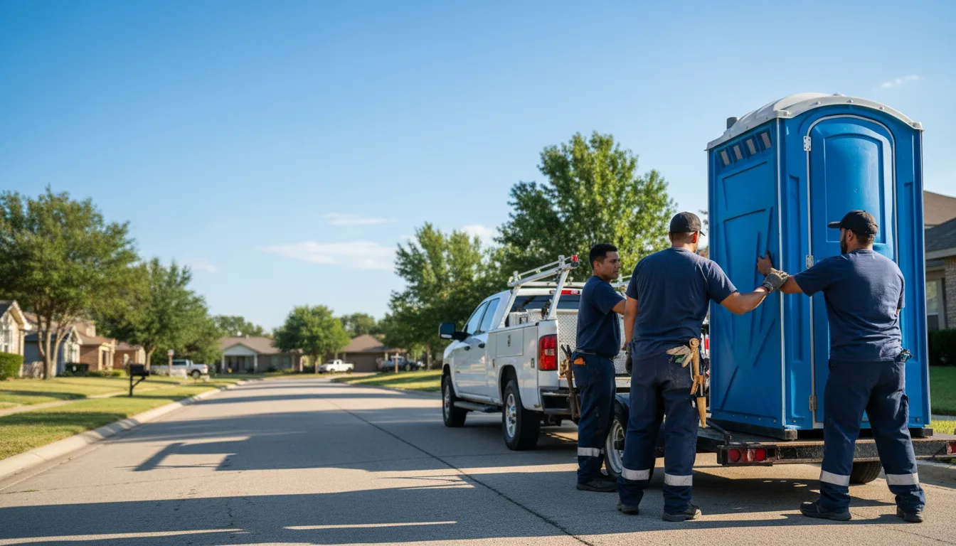 Portable Toilet Rental in Bells, TX near me